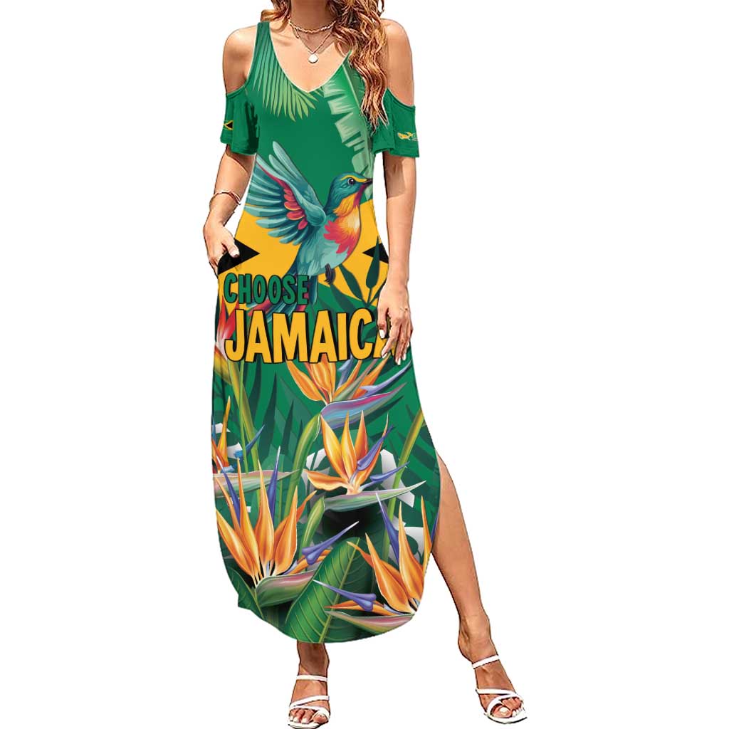 JLP 1PM Holness Summer Maxi Dress Jamaica Labour Party - Tropical Style - Wonder Print Shop
