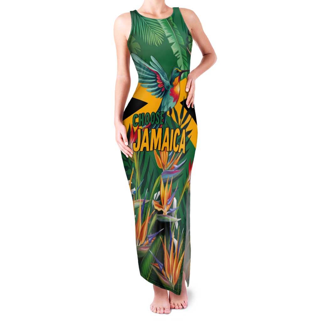 JLP 1PM Holness Tank Maxi Dress Jamaica Labour Party - Tropical Style - Wonder Print Shop
