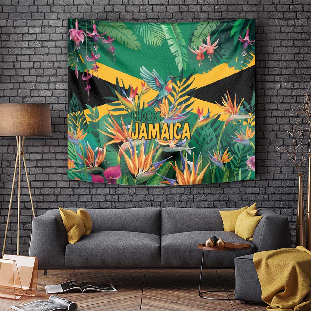 JLP 1PM Holness Tapestry Jamaica Labour Party - Tropical Style - Wonder Print Shop