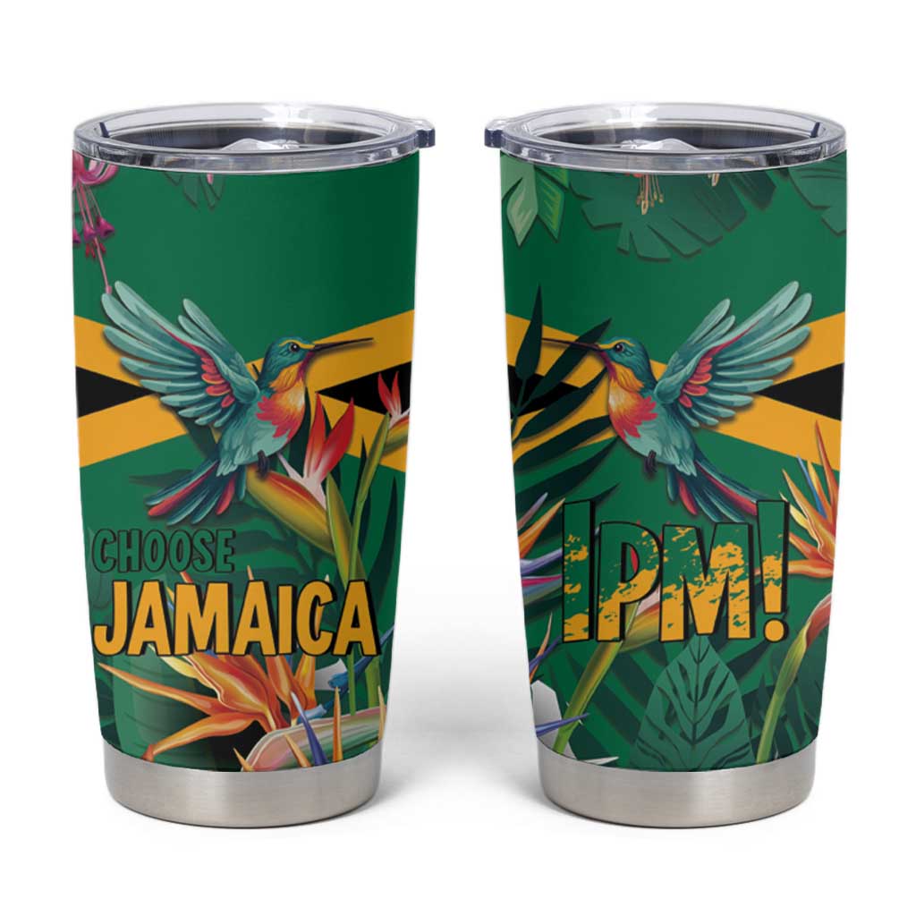 JLP 1PM Holness Tumbler Cup Jamaica Labour Party - Tropical Style - Wonder Print Shop