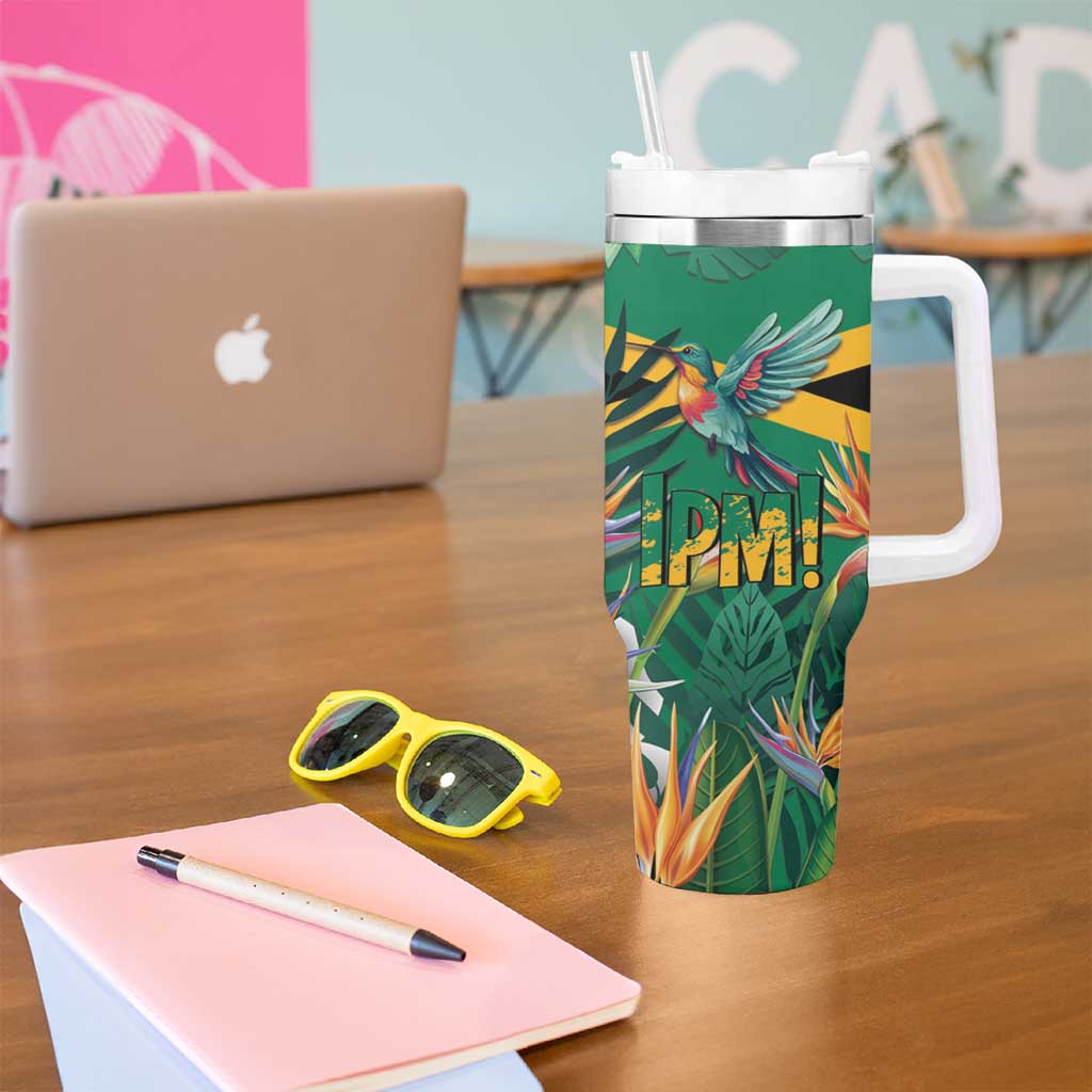 JLP 1PM Holness Tumbler With Handle Jamaica Labour Party - Tropical Style - Wonder Print Shop