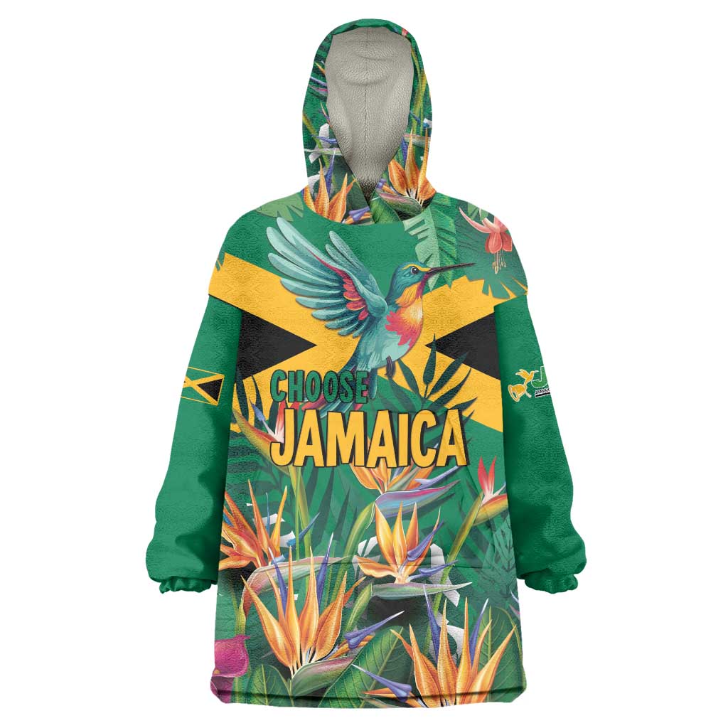 JLP 1PM Holness Wearable Blanket Hoodie Jamaica Labour Party - Tropical Style - Wonder Print Shop