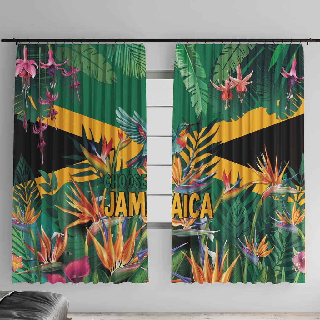 JLP 1PM Holness Window Curtain Jamaica Labour Party - Tropical Style - Wonder Print Shop