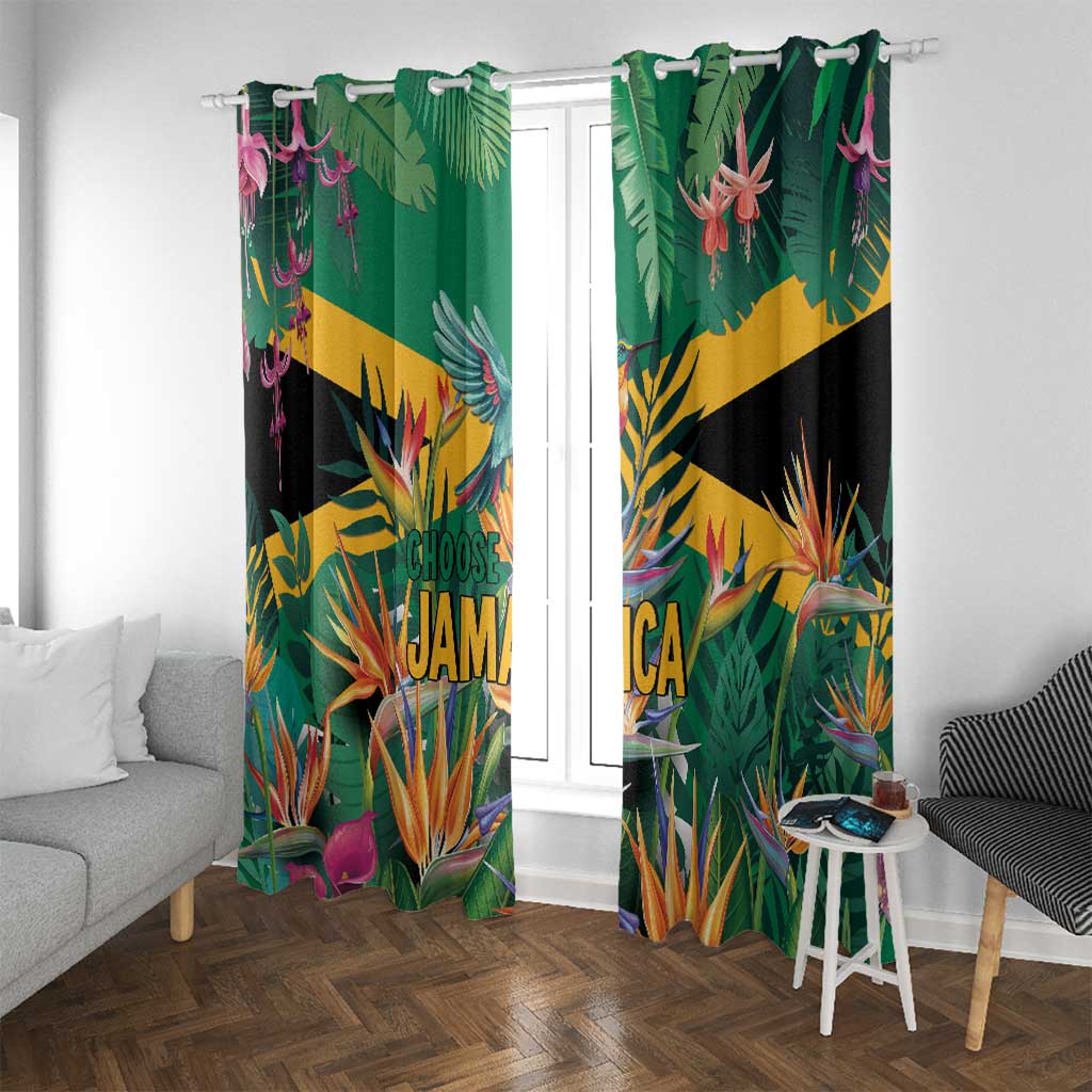JLP 1PM Holness Window Curtain Jamaica Labour Party - Tropical Style - Wonder Print Shop