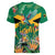 JLP 1PM Holness Women V-Neck T-Shirt Jamaica Labour Party - Tropical Style - Wonder Print Shop