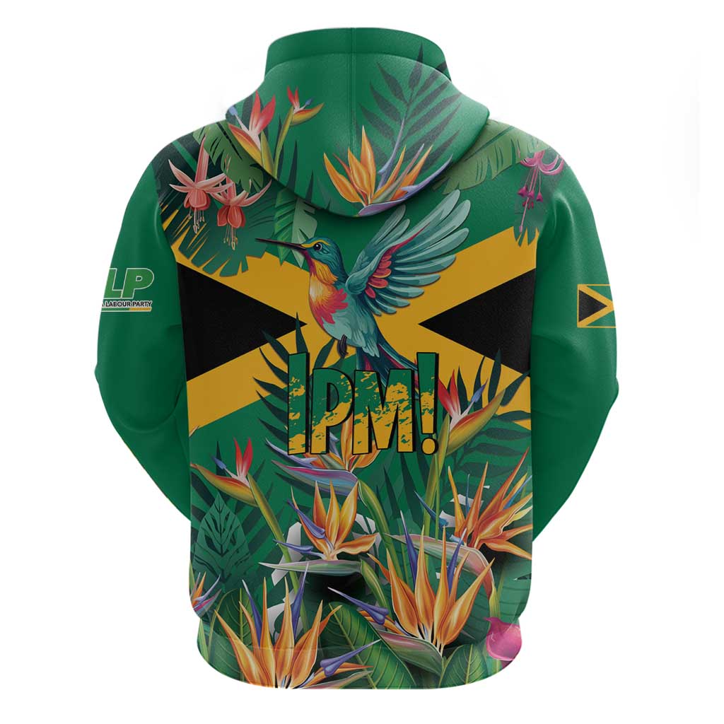 JLP 1PM Holness Zip Hoodie Jamaica Labour Party - Tropical Style - Wonder Print Shop