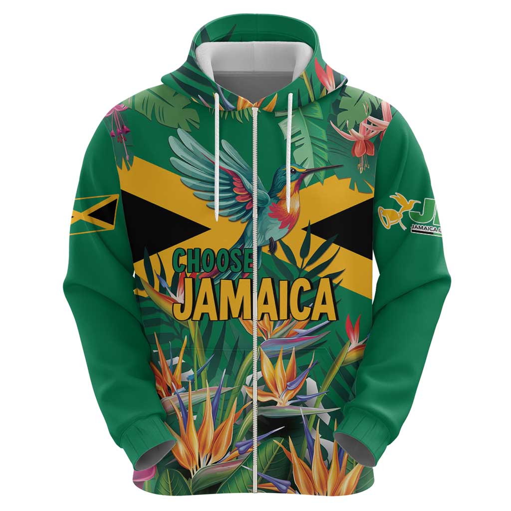 JLP 1PM Holness Zip Hoodie Jamaica Labour Party - Tropical Style - Wonder Print Shop