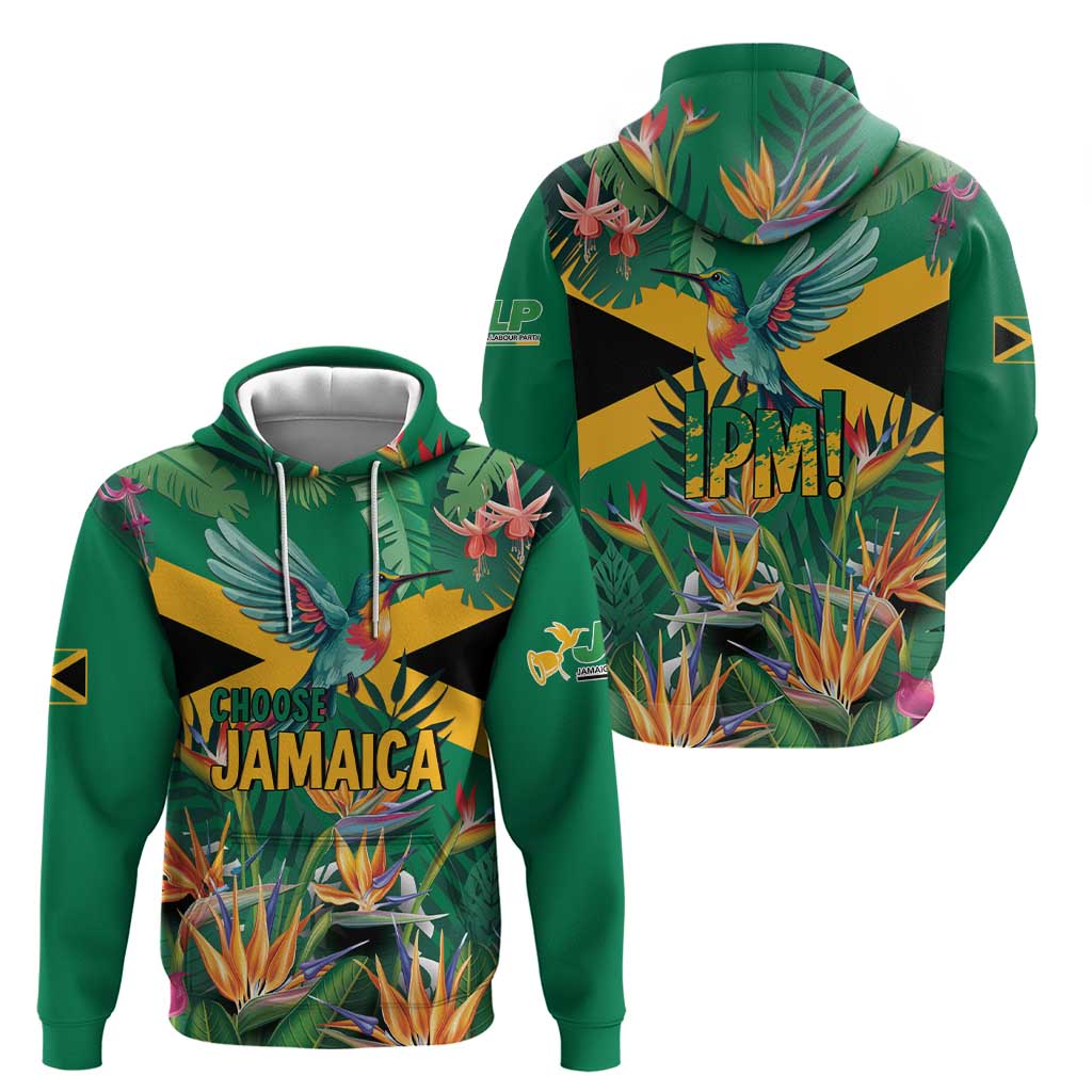 JLP 1PM Holness Zip Hoodie Jamaica Labour Party - Tropical Style - Wonder Print Shop
