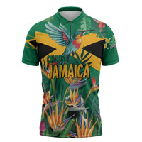 JLP 1PM Holness Zipper Polo Shirt Jamaica Labour Party - Tropical Style - Wonder Print Shop