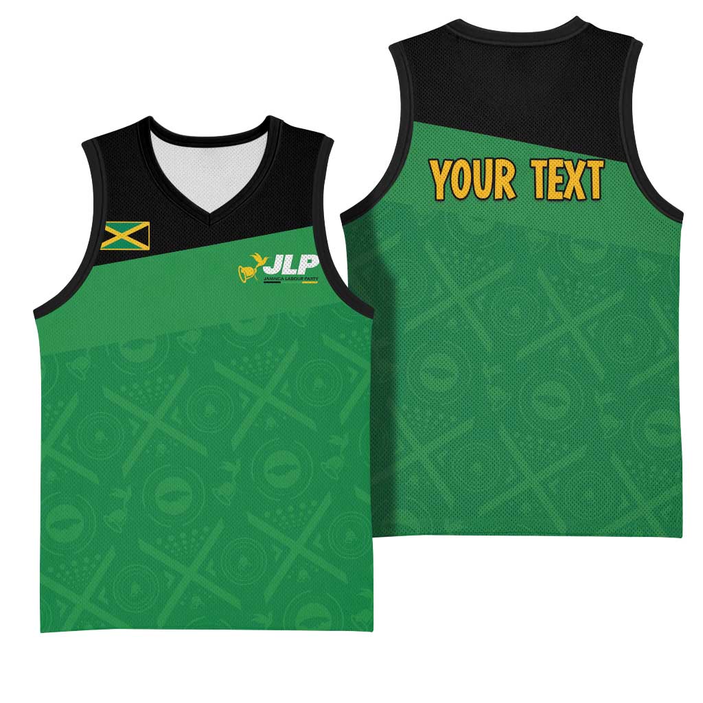 Personalized Jamaica Labour Party Basketball Jersey Proud Supporters - Wonder Print Shop