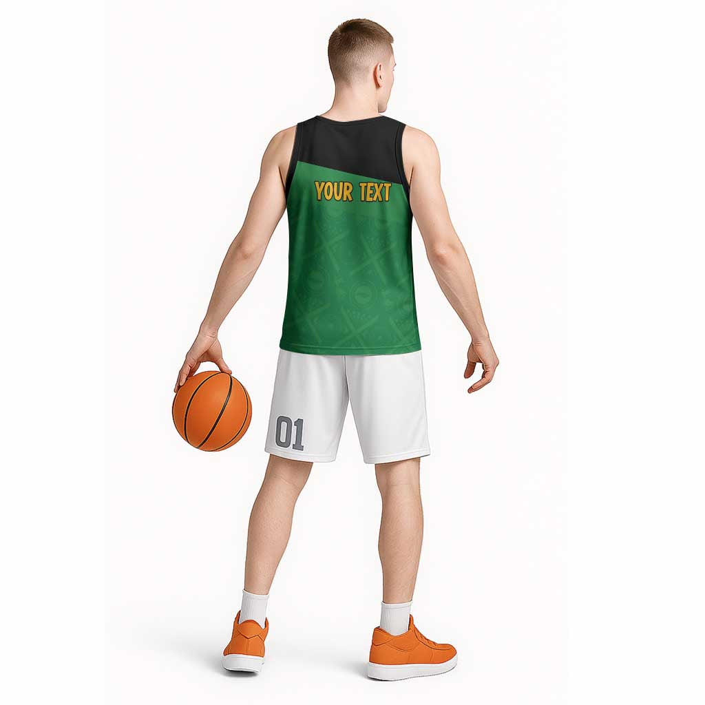Personalized Jamaica Labour Party Basketball Jersey Proud Supporters - Wonder Print Shop