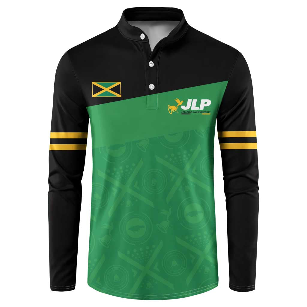 Personalized Jamaica Labour Party Button Sweatshirt Proud Supporters - Wonder Print Shop