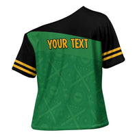 Personalized Jamaica Labour Party Cross Shoulder Shirt Proud Supporters - Wonder Print Shop