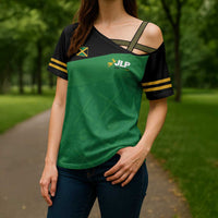 Personalized Jamaica Labour Party Cross Shoulder Shirt Proud Supporters - Wonder Print Shop