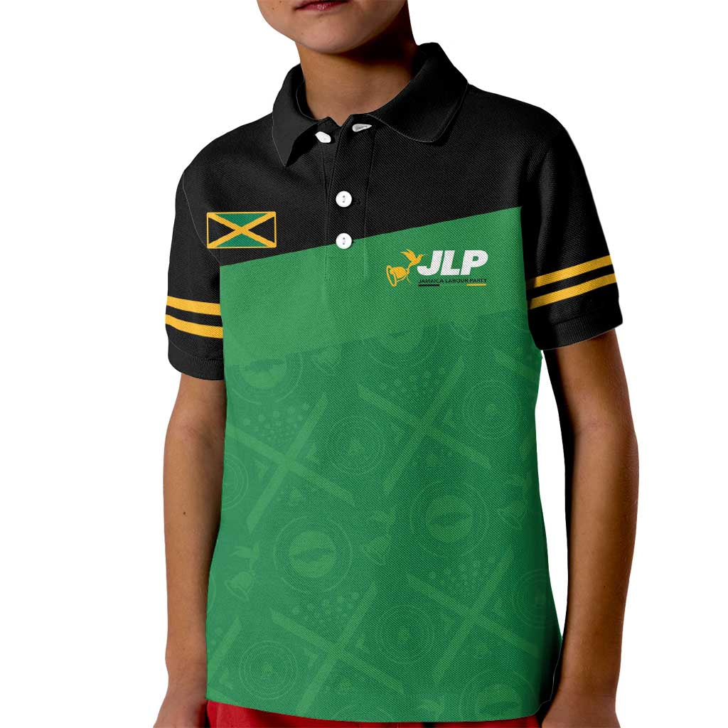 Personalized Jamaica Labour Party Kid Polo Shirt Proud Supporters - Wonder Print Shop