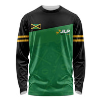 Personalized Jamaica Labour Party Long Sleeve Shirt Proud Supporters - Wonder Print Shop