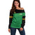 Personalized Jamaica Labour Party Off Shoulder Sweater Proud Supporters - Wonder Print Shop