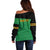 Personalized Jamaica Labour Party Off Shoulder Sweater Proud Supporters - Wonder Print Shop
