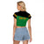 Personalized Jamaica Labour Party Raglan Cropped T Shirt Proud Supporters - Wonder Print Shop