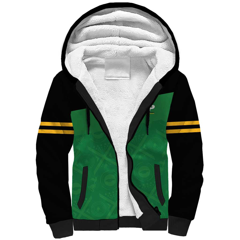 Personalized Jamaica Labour Party Sherpa Hoodie Proud Supporters - Wonder Print Shop