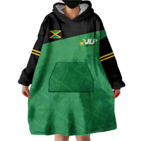 Personalized Jamaica Labour Party Wearable Blanket Hoodie Proud Supporters - Wonder Print Shop