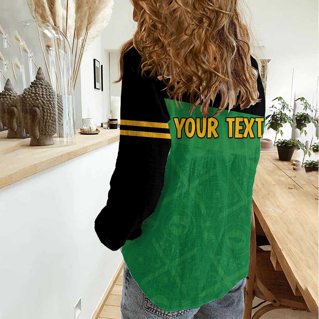 Personalized Jamaica Labour Party Women Casual Shirt Proud Supporters - Wonder Print Shop