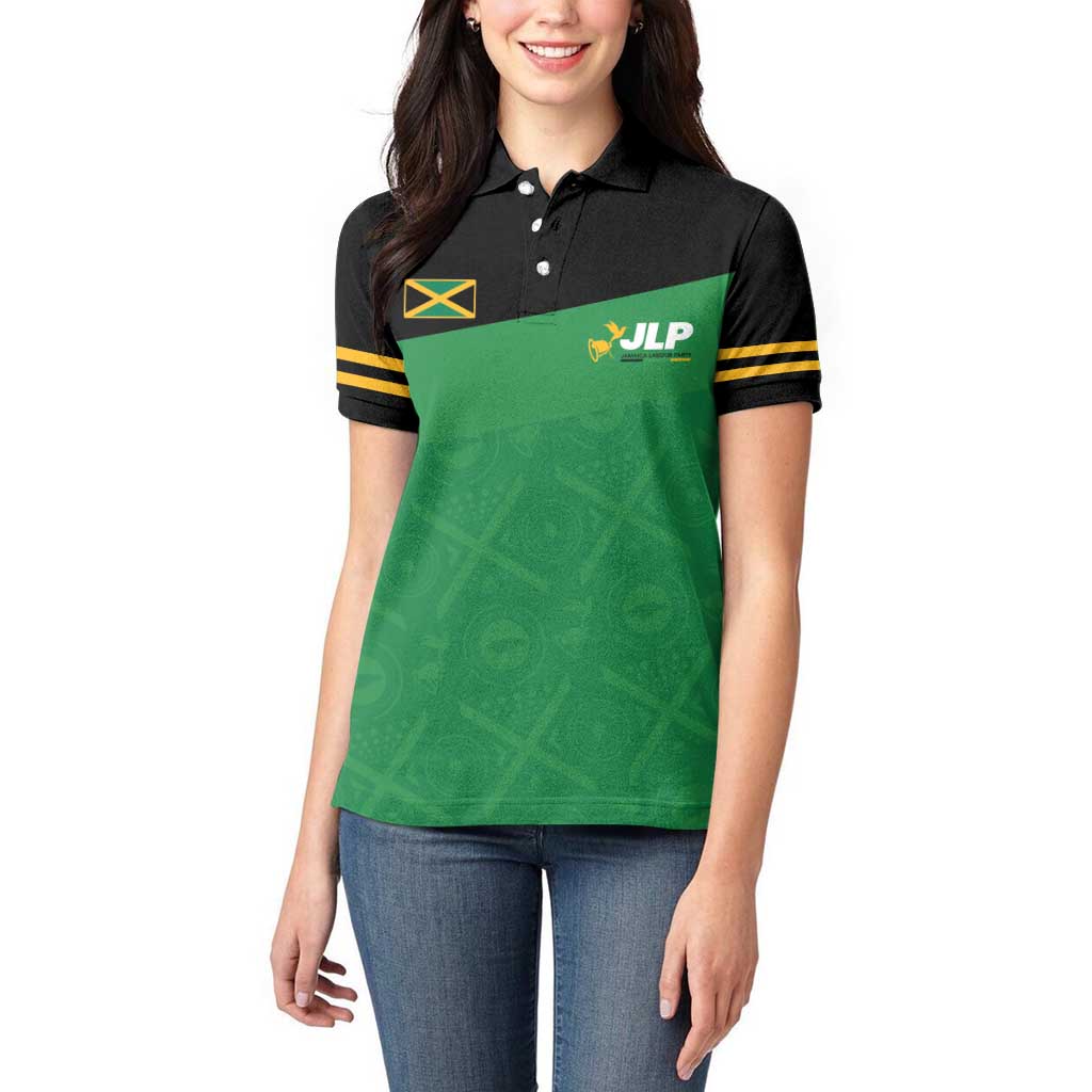 Personalized Jamaica Labour Party Women Polo Shirt Proud Supporters - Wonder Print Shop