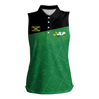 Personalized Jamaica Labour Party Women Sleeveless Polo Shirt Proud Supporters - Wonder Print Shop