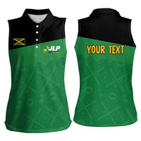 Personalized Jamaica Labour Party Women Sleeveless Polo Shirt Proud Supporters - Wonder Print Shop