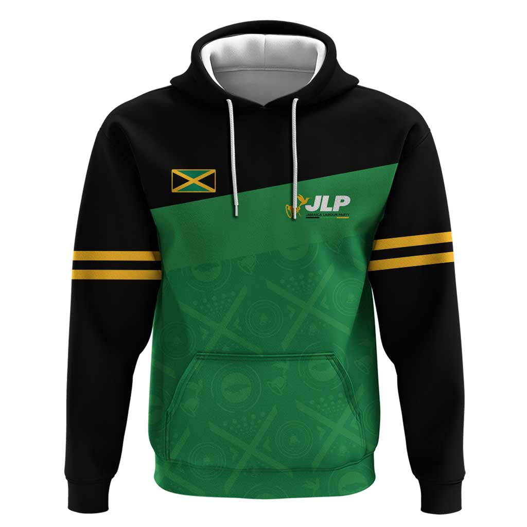Personalized Jamaica Labour Party Zip Hoodie Proud Supporters - Wonder Print Shop