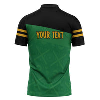 Personalized Jamaica Labour Party Zipper Polo Shirt Proud Supporters - Wonder Print Shop