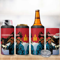 Personalised  Mongolia 4 in 1 Can Cooler Tumbler Eagle Hunters - Wonder Print Shop