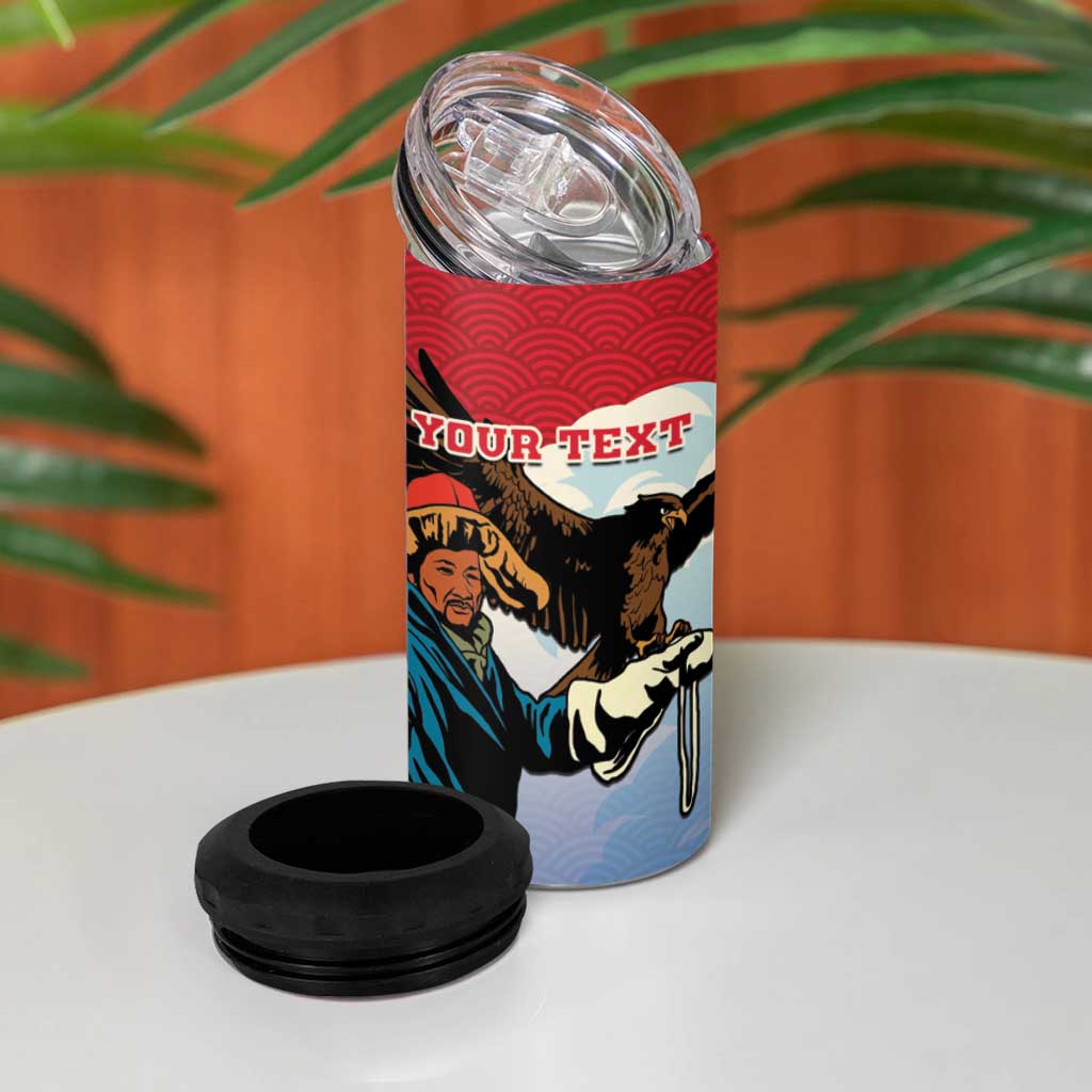 Personalised  Mongolia 4 in 1 Can Cooler Tumbler Eagle Hunters - Wonder Print Shop