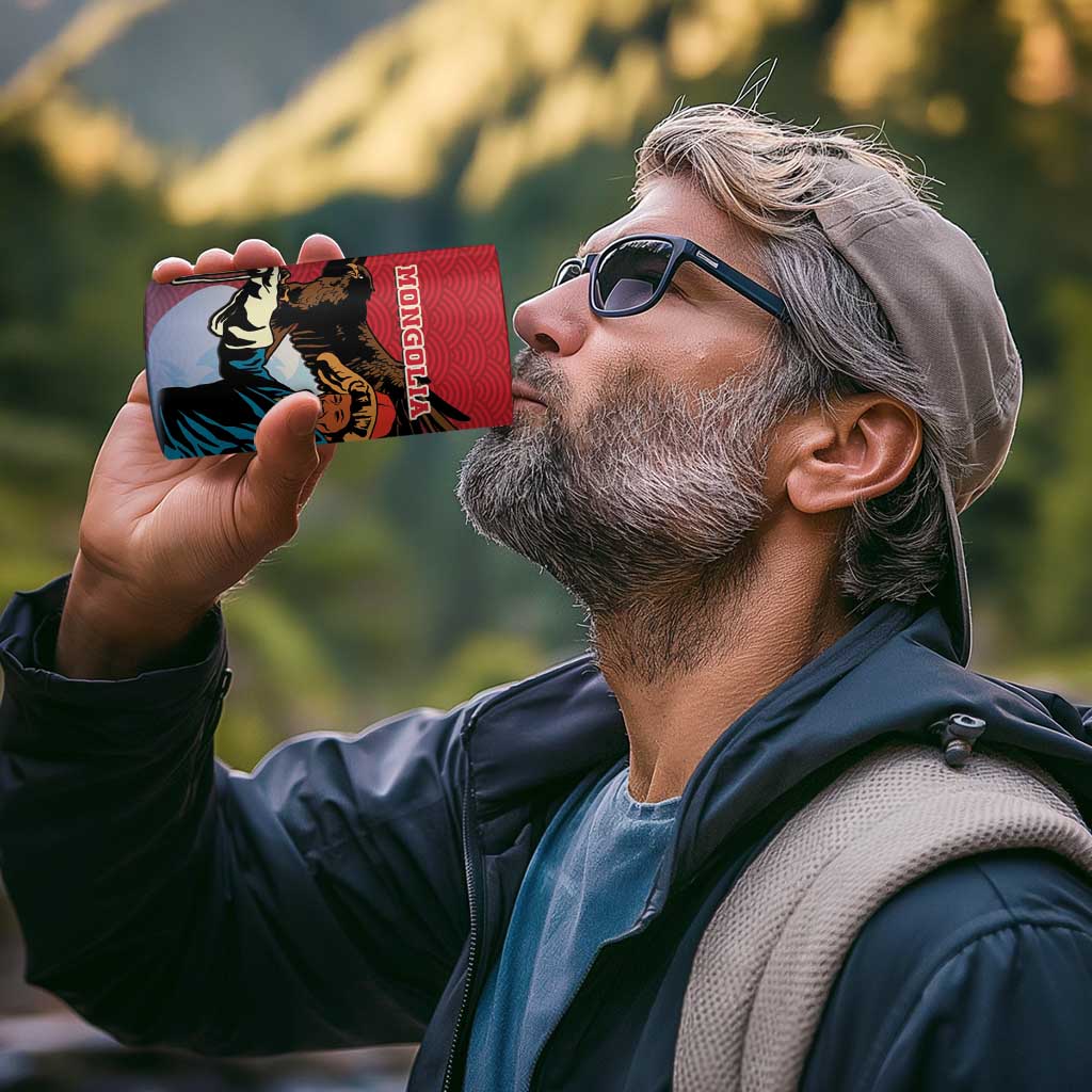 Personalised  Mongolia 4 in 1 Can Cooler Tumbler Eagle Hunters - Wonder Print Shop