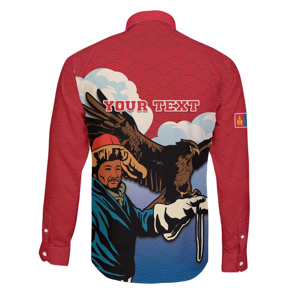 Personalised Mongolia Family Matching Off Shoulder Maxi Dress and Hawaiian Shirt Eagle Hunters - Wonder Print Shop