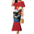 Personalised Mongolia Mermaid Dress Eagle Hunters - Wonder Print Shop