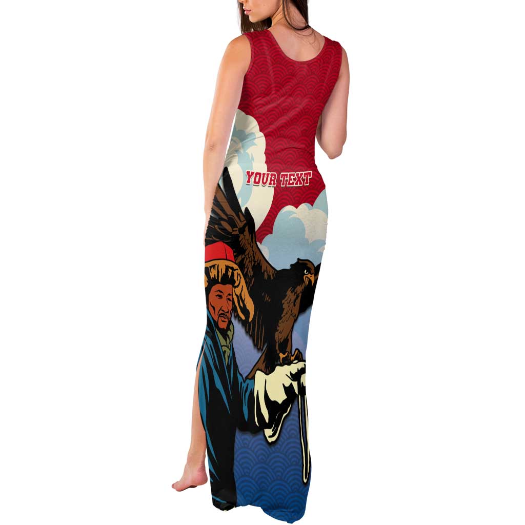 Personalised Mongolia Tank Maxi Dress Eagle Hunters - Wonder Print Shop