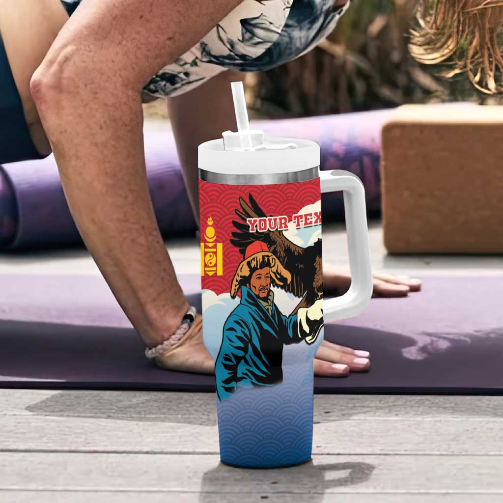 Personalised  Mongolia Tumbler With Handle Eagle Hunters - Wonder Print Shop
