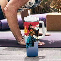 Personalised  Mongolia Tumbler With Handle Eagle Hunters - Wonder Print Shop