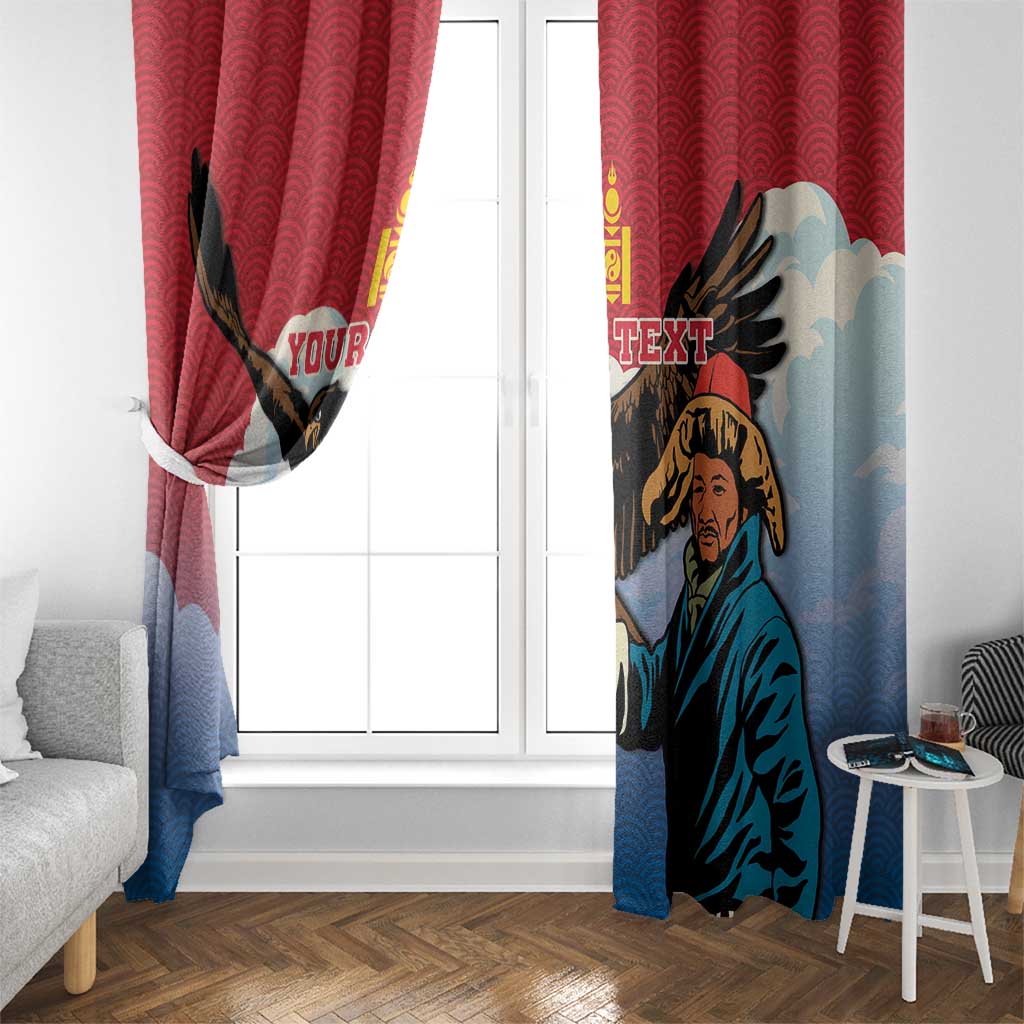 Personalised Mongolia Window Curtain Eagle Hunters - Wonder Print Shop
