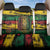 Personalised Rastafarian Lion Back Car Seat Cover Cannabis Leaf Pattern - Wonder Print Shop
