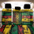 Personalised Rastafarian Lion Back Car Seat Cover Cannabis Leaf Pattern - Wonder Print Shop