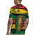 Personalised Rastafarian Lion Rugby Jersey Cannabis Leaf Pattern - Wonder Print Shop