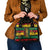Personalised Rastafarian Lion Shoulder Handbag Cannabis Leaf Pattern