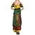 Personalised Rastafarian Lion Summer Maxi Dress Cannabis Leaf Pattern - Wonder Print Shop