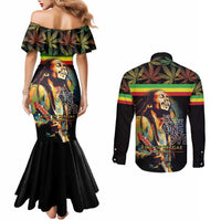 Happy Birthday Legend Bob Couples Matching Mermaid Dress and Long Sleeve Button Shirt Thank You For The Memories