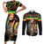Happy Birthday Legend Bob Couples Matching Short Sleeve Bodycon Dress and Long Sleeve Button Shirt Thank You For The Memories - Wonder Print Shop