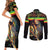 Happy Birthday Legend Bob Couples Matching Short Sleeve Bodycon Dress and Long Sleeve Button Shirt Thank You For The Memories - Wonder Print Shop