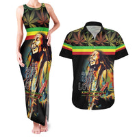 Happy Birthday Legend Bob Couples Matching Tank Maxi Dress and Hawaiian Shirt Thank You For The Memories - Wonder Print Shop