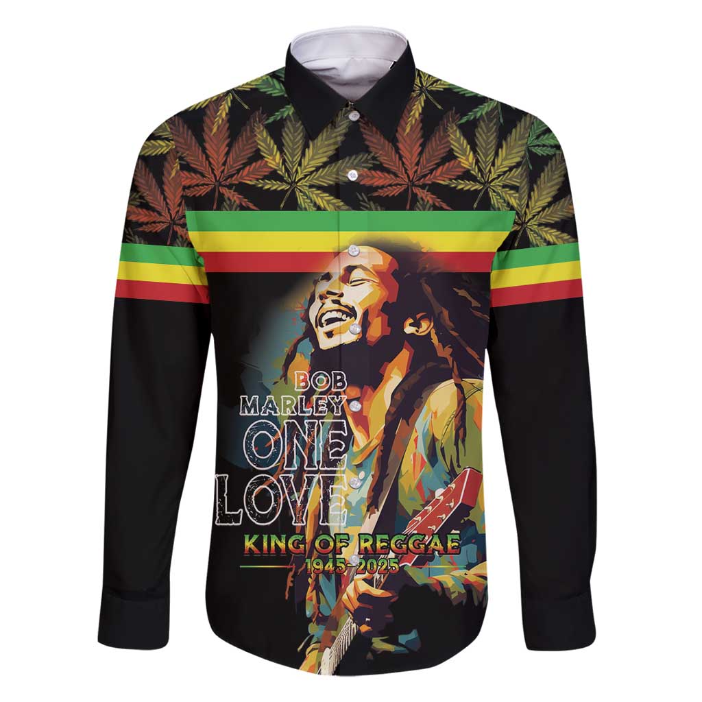 Happy Birthday Legend Bob Family Matching Long Sleeve Bodycon Dress and Hawaiian Shirt Thank You For The Memories - Wonder Print Shop